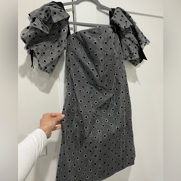 LELA ROSE POLKA DOT MINI DRESS - Picture 8 of 10